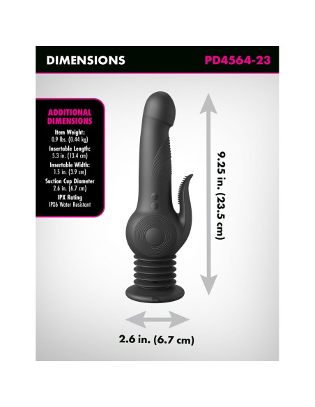 Vibrateur G-Spot Pipedream Fetish Fantasy Series Noir