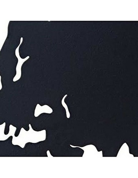 Figurine Décorative DKD Home Decor Mappemonde Noir Cuivre Blanc 40 x 1 x 40 cm (3 Pièces)