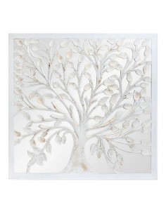 Figurine Décorative DKD Home Decor Arbre Verre Bois MDF (120 x 3.5 x 120 cm)