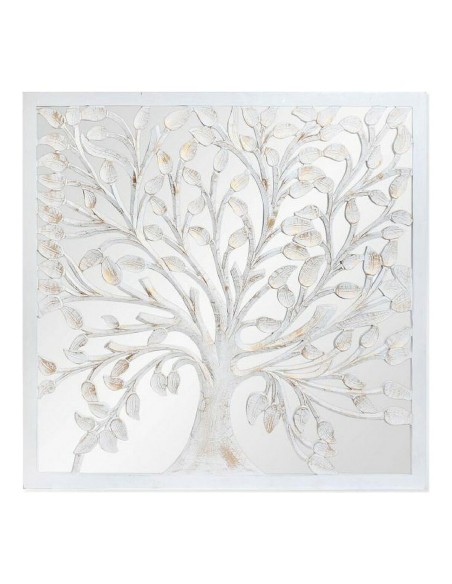 Figurine Décorative DKD Home Decor Arbre Verre Bois MDF (120 x 3.5 x 120 cm)