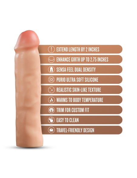 Manchon de pénis Blush Performance Plus Viande Ø 4,5 cm