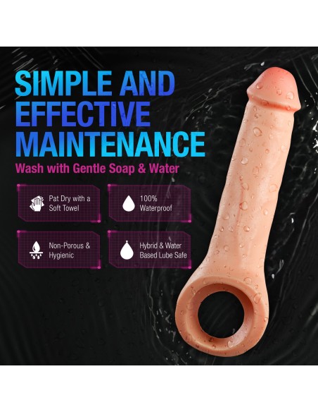 Manchon de pénis Blush Performance Plus Viande Ø 3,7 cm 22,2 cm