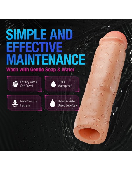 Manchon de pénis Blush Performance Plus Viande Ø 3,8 cm 21,6 cm