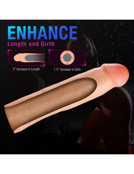 Manchon de pénis Blush Performance Plus Viande Ø 3,8 cm 21,6 cm
