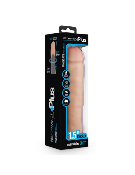 Manchon de pénis Blush Performance Plus Viande Ø 3,8 cm 21,6 cm