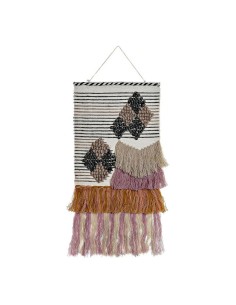 Décoration Suspendue DKD Home Decor Jute Coton Laine (46 x 2 x 110 cm)