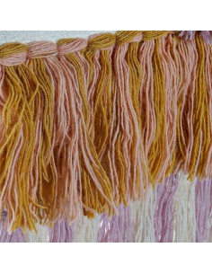 Décoration Suspendue DKD Home Decor Jute Coton Laine (46 x 2 x 110 cm) 2