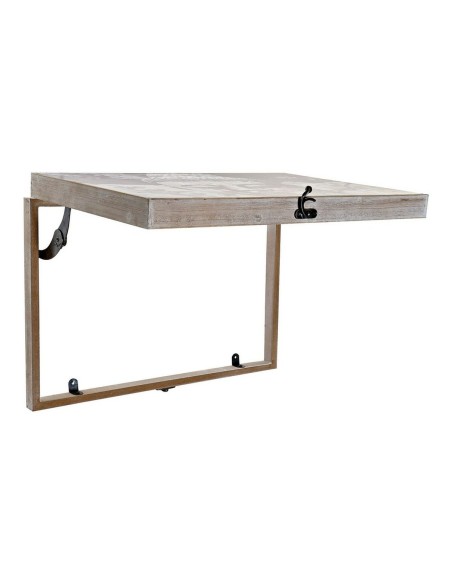 Boîte Décorative DKD Home Decor Gris Bois MDF Buda Compteur (2 Unités)