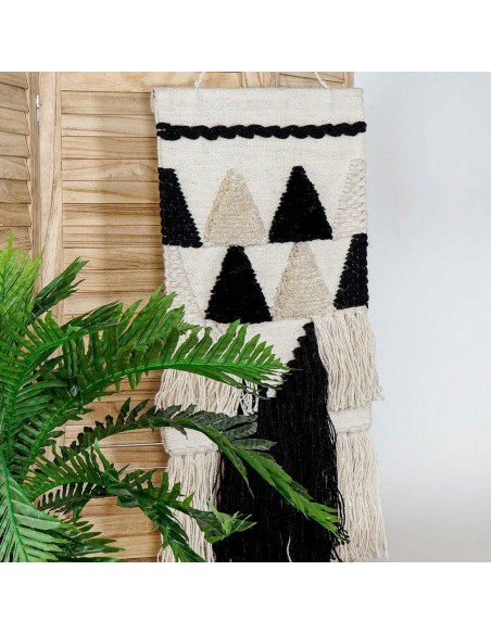 Décoration Suspendue DKD Home Decor Jute Coton (45.5 x 2 x 105 cm)