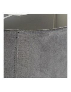 Écran de lampe DKD Home Decor 8424001773930 Gris Bordeaux Métal Velours Frange Sixties 30 x 30 x 29 cm (2 Unités) 2