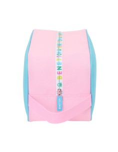 Range-Chaussures de Voyage Benetton Unique Rose Turquoise 29 x 15 x 14 cm 2