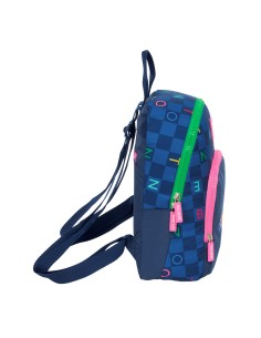 Sac à dos Benetton Damero Blue marine 25 x 30 x 13 cm 2