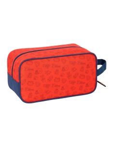 Range-Chaussures de Voyage Super Mario Trick Rouge Bleu foncé 29 x 15 x 14 cm 2
