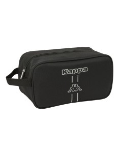 Range-Chaussures de Voyage Kappa Dark Noir 29 x 15 x 14 cm