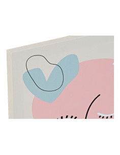 Cadre DKD Home Decor Face Toile Abstrait (30 x 1,8 x 40 cm) 2