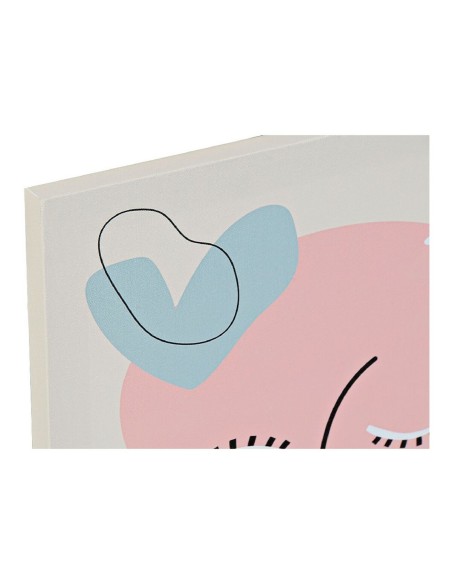 Cadre DKD Home Decor Face Toile Abstrait (30 x 1,8 x 40 cm)