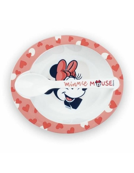 Service de Vaisselle ThermoBaby Minnie Microwave Meal Set Bowl + Spoon