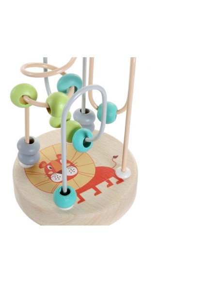Jeu en bois DKD Home Decor Bois Multicouleur 4 Pièces 9 x 9 x 12 cm