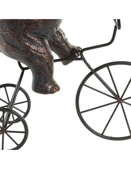 Figurine Décorative DKD Home Decor Métal Résine Eléphant (30 x 12 x 37 cm)