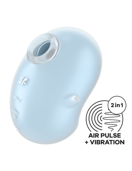 Aspirateur à clitoris Satisfyer Bleu
