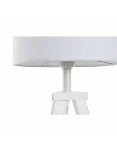 Lampe de bureau DKD Home Decor 8424001807918 Bois Blanc 220 V 50 W 30 x 30 x 72 cm 2