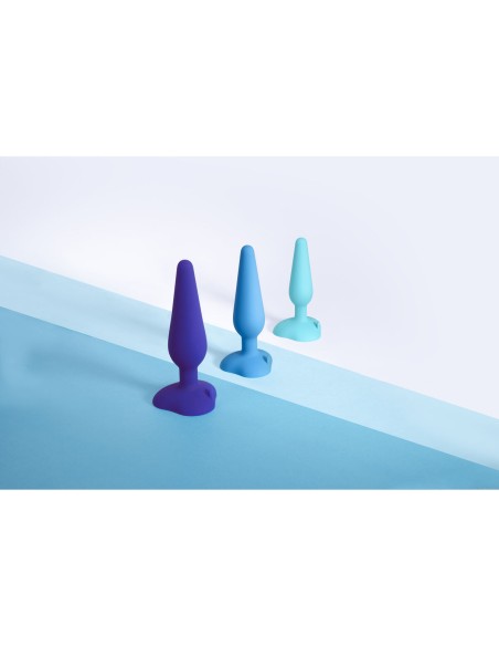 Gplug Petit Néon Rose B-Vibe Bleu (10 cm) (12 cm)