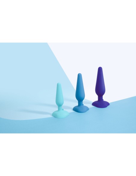 Gplug Petit Néon Rose B-Vibe Bleu (10 cm) (12 cm)