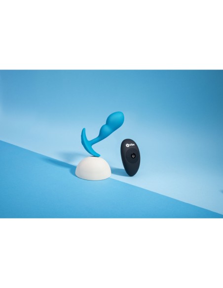 Plug anal avec télécommande B-Vibe Bleu