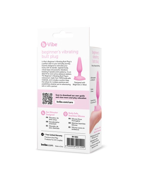 Plug Vibrant Anal B-Vibe Rose