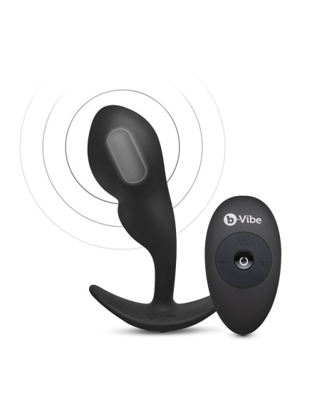 Plug anal avec télécommande B-Vibe Noir