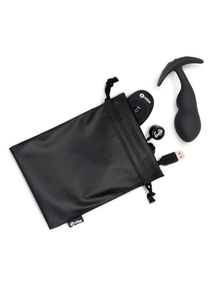 Plug anal avec télécommande B-Vibe Noir