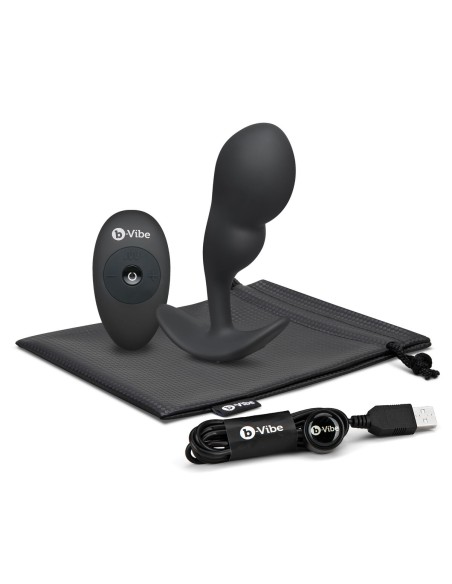 Plug anal avec télécommande B-Vibe Noir