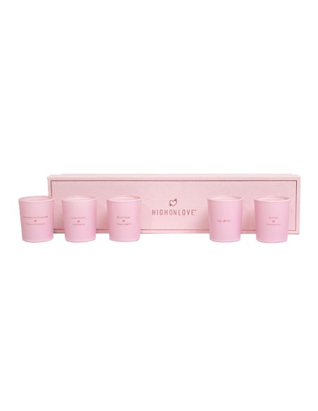 Bougie de massage Highonlove Orange Rose Champagne aux fraises Lychee 35 ml
