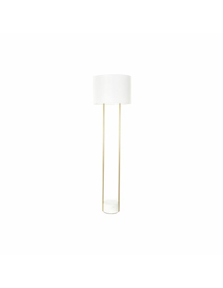 Lampadaire DKD Home Decor Blanc Doré Métal Marbre 50 W 220 V 48 x 48 x 170 cm