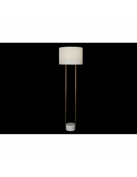Lampadaire DKD Home Decor Blanc Doré Métal Marbre 50 W 220 V 48 x 48 x 170 cm
