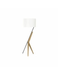 Lampadaire DKD Home Decor Blanc Marron Noir Métal Chêne 50 W 220 V 54 x 52 x 145 cm