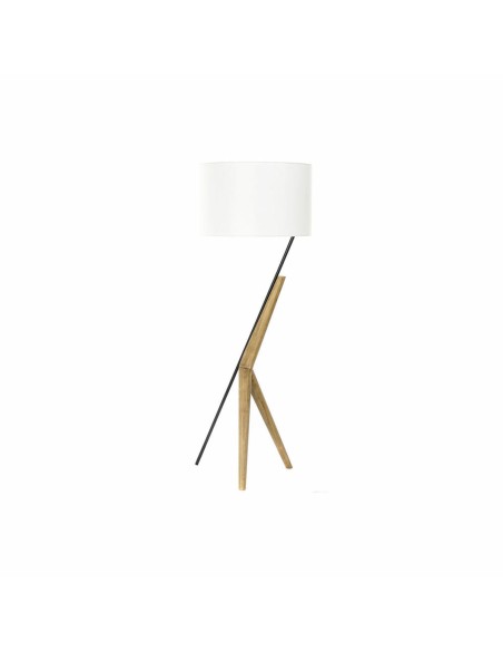 Lampadaire DKD Home Decor Blanc Marron Noir Métal Chêne 50 W 220 V 54 x 52 x 145 cm
