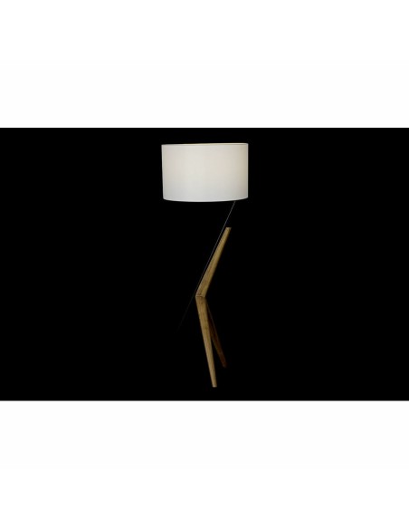 Lampadaire DKD Home Decor Blanc Marron Noir Métal Chêne 50 W 220 V 54 x 52 x 145 cm