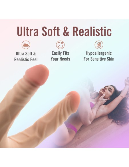 Masseur Double Pénétration Blush Dr Skin Viande