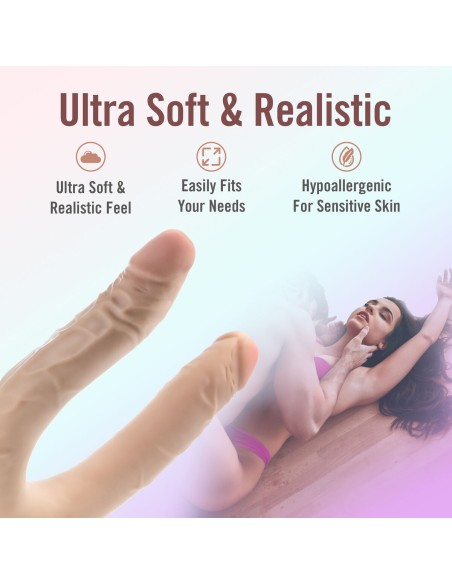Masseur Double Pénétration Blush Dr Skin Viande