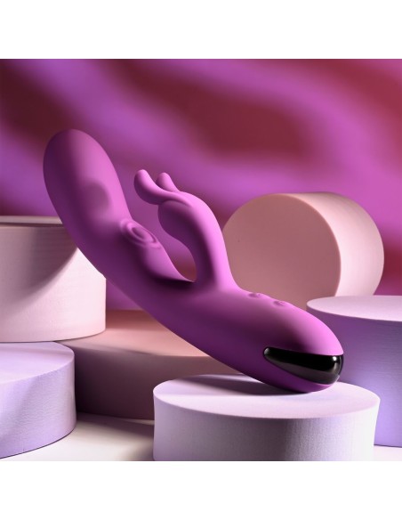 Vibration de Stimulation Double Evolved Playboy Violet