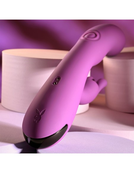 Vibration de Stimulation Double Evolved Playboy Violet