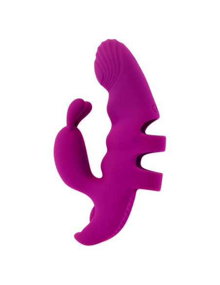 Vibration de Stimulation Double Evolved Playboy Violet