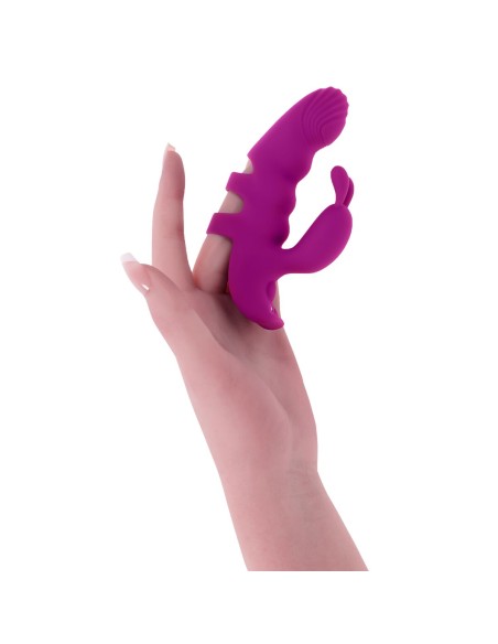 Vibration de Stimulation Double Evolved Playboy Violet