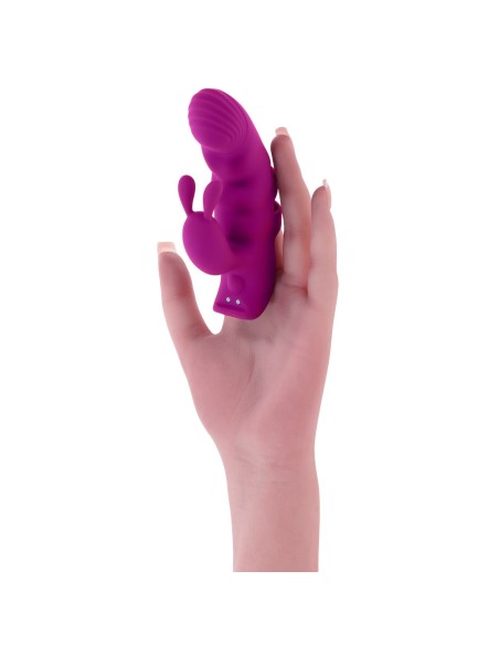 Vibration de Stimulation Double Evolved Playboy Violet