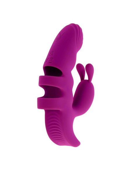 Vibration de Stimulation Double Evolved Playboy Violet