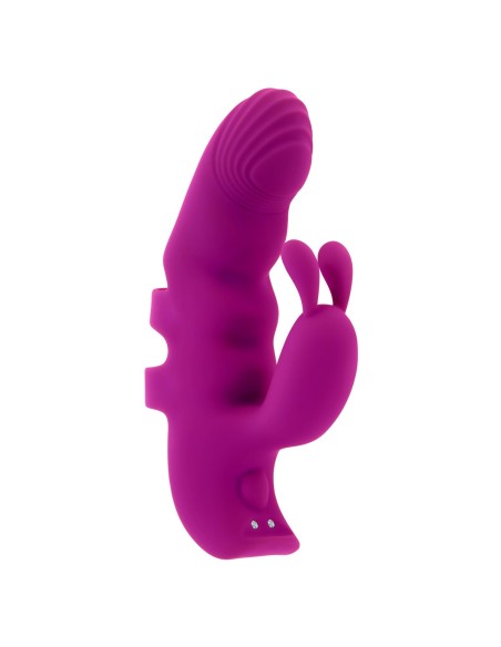 Vibration de Stimulation Double Evolved Playboy Violet
