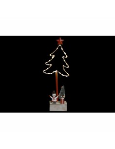 Sapin de Noël DKD Home Decor Métal LED (15 x 7 x 38 cm) 2