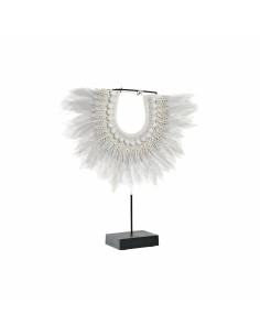 Figurine Décorative DKD Home Decor Fer Plume Coquillages (42 x 9.5 x 44 cm)