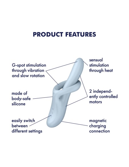 Vibrateur G-Spot Satisfyer Bleu